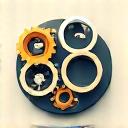 Gears and tools icon symbolizing the development phase.
